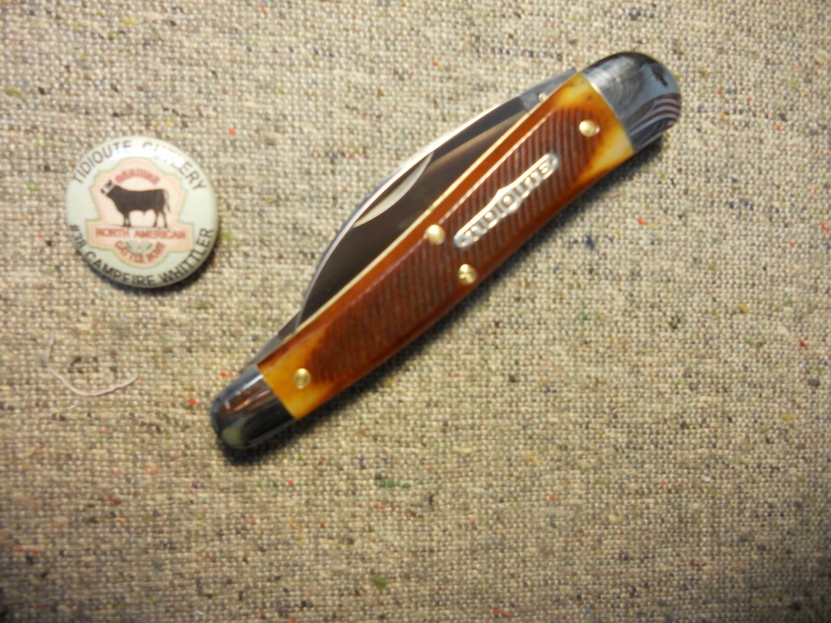 GEC Tidioute #38 Campfire Whittler Knife awesome Burnt Orange 