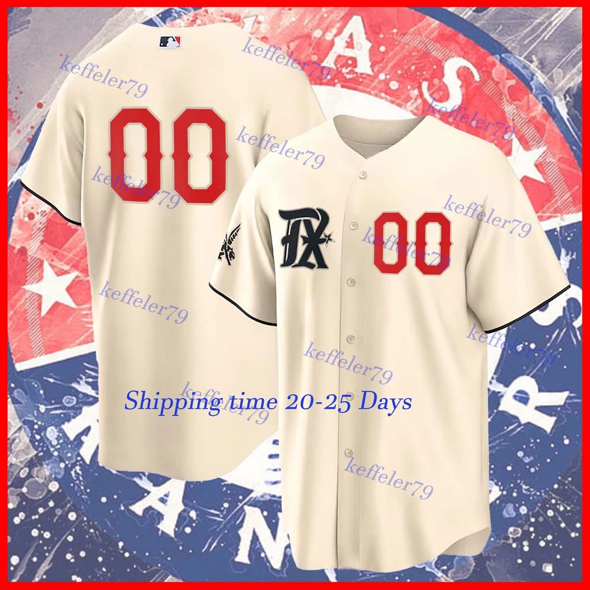 Baseball Texas Rangers Customized Number Kit For 2023 City Connect Jersey –  Customize Sports