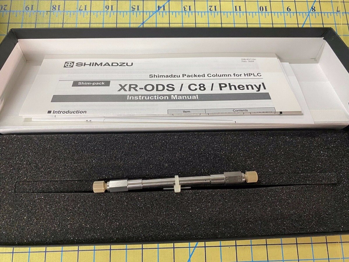 Shimadzu 228-59901-93 Shim-pack XR-C8 2.2 µm 75 x 2.0 NEW | eBay