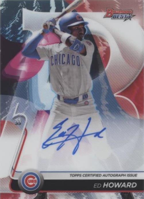 2020 Bowman's Best - Best of 2020 Autographs Ed Howard #B20-EHO (AU, RC ...
