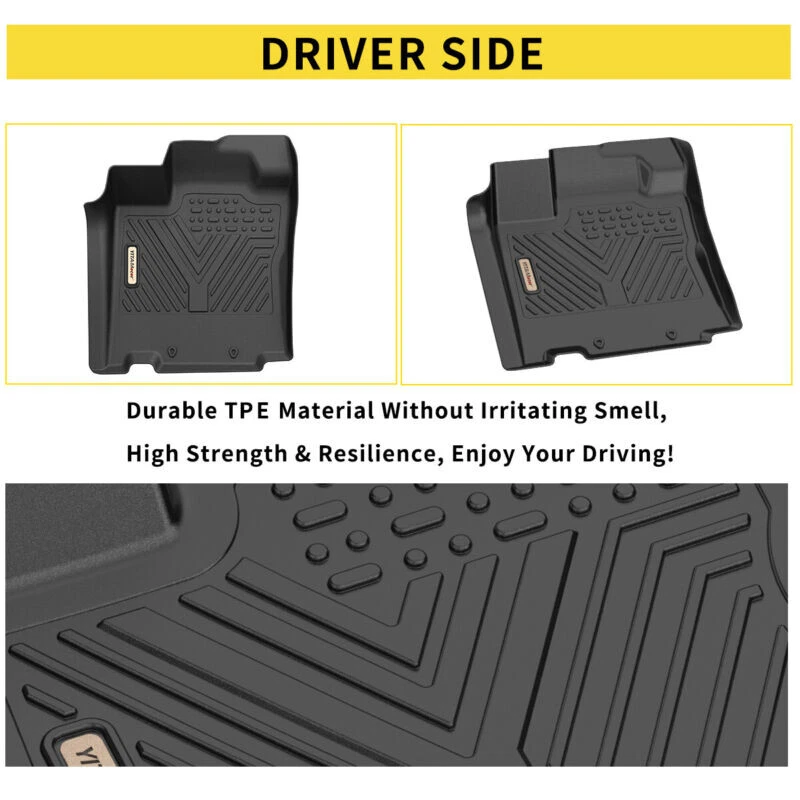 3D TPE Floor Mats Liners Set for 2013-2020 Nissan Pathfinder 14-20 Infiniti QX60 Foto 2 de 4