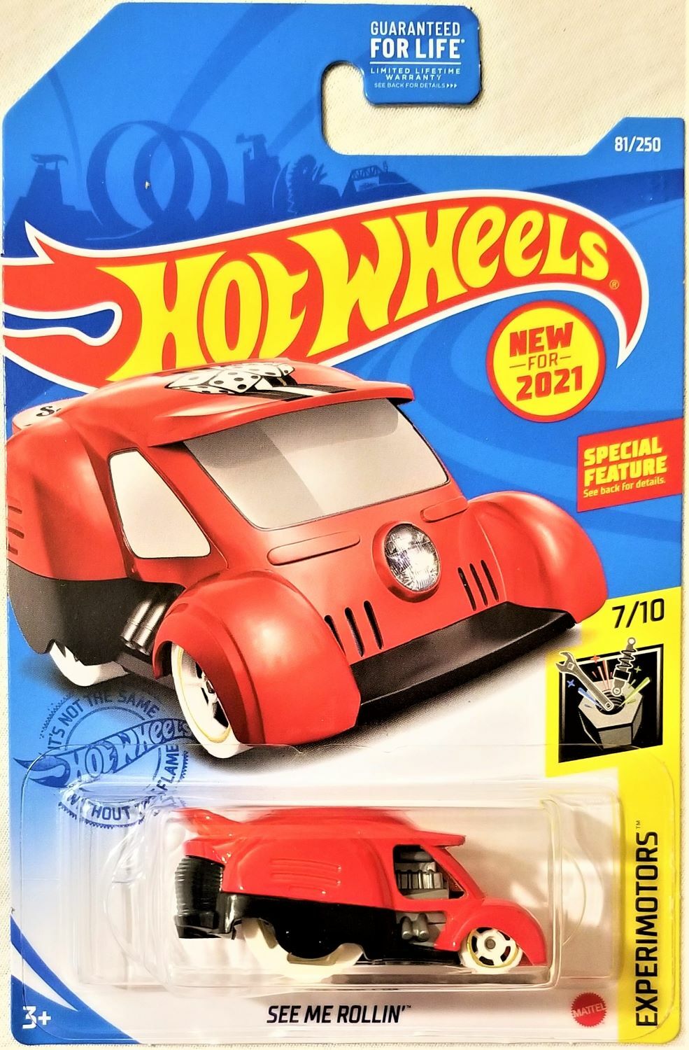 Hot Wheels - 2021 Experimotors 7/10 See Me Rollin' 81/250 (BBGTB61)