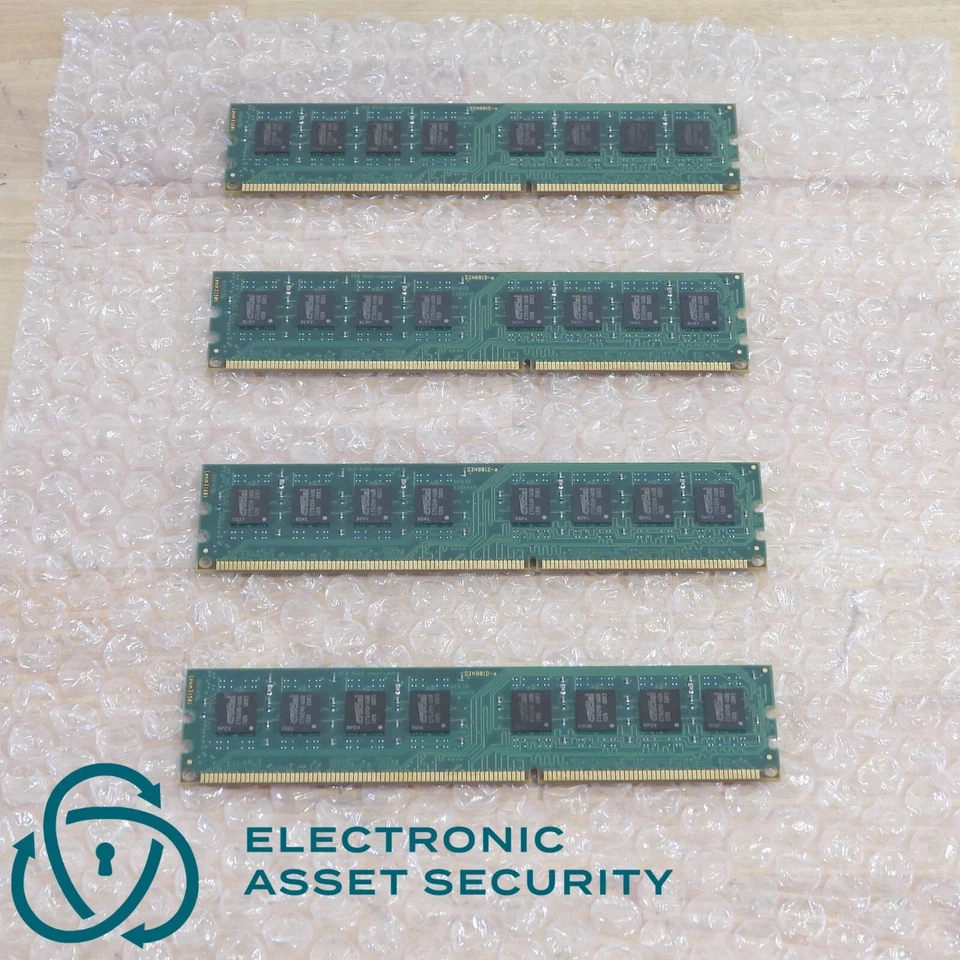 (Lot of 4) Crucial 8GB 1GX64 DDR3 1333 UDIMM Ram - Image 2 of 3