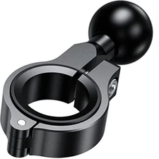 Handlebar Mount With 1'' Tpu Ball Compatible With Ram Mounts B Size Double Socke