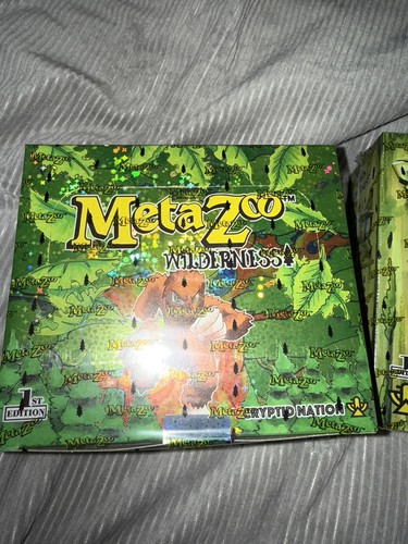 Wild Survivors Booster Box Sealed MetaZoo Wilderness 1st Edition Booster Box  - 36 Packs, Factory Sealed, 2022 Base Set Shadowless Booster Box