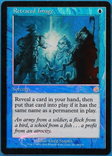 Retraced Image FOIL Torment PLD Blue Rare MAGIC MTG CARD (ID# 505651) ABUGames - Picture 1 of 2