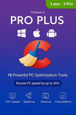 #ad Ccleaner professional plus 2025 3 Year 3 Device Windows Mac Android $16.75
