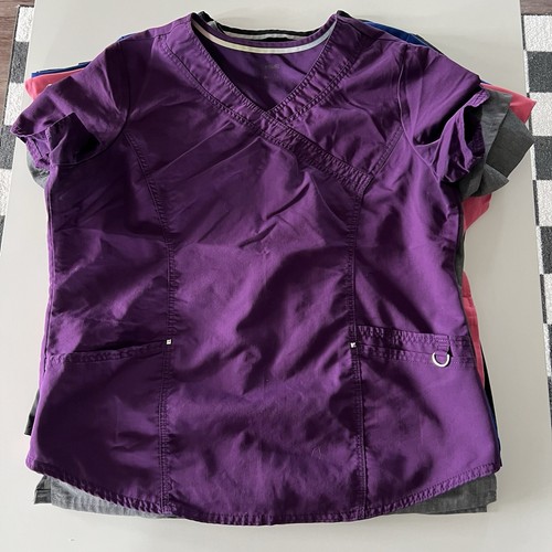 Nursery/Medical Scrubs Costume Lot 8 Top/10 Bottom - Picture 10 of 20