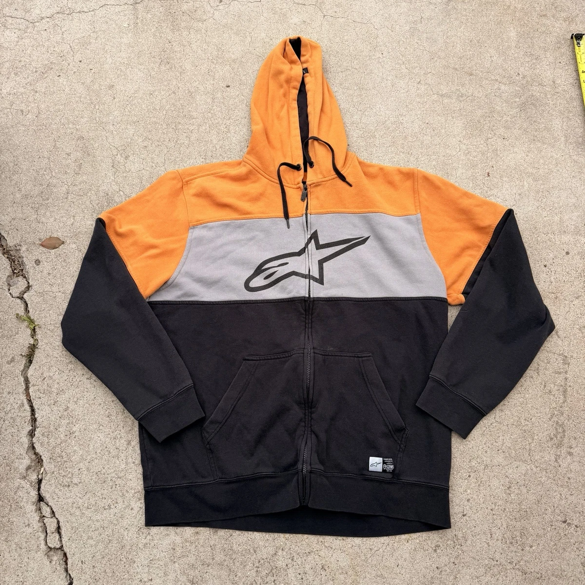 Sweatshirt Alpinestars Logo Iconique – Coton Confortable, Unisexe – Pour Fans De Moto Et Sportswear