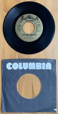 The Who See Me, Feel Me/Overture from Tommy 45 RPM 7  Vinyl Record Decca