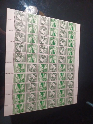 GERMANY- Michel #677/678 FULL SHEET OF 60 MNH-VF, TETE-BECH,  230 EURO CAT. VAL