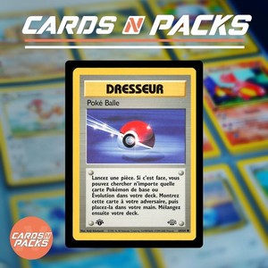 Carte Pokemon PokéBall 64/64 Set Jungle Base Edition 1 Exc.