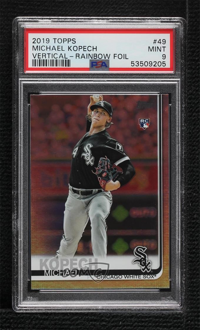 2019 Topps Rainbow Foil Michael Kopech #49 PSA 9 MINT Rookie RC 1c0s