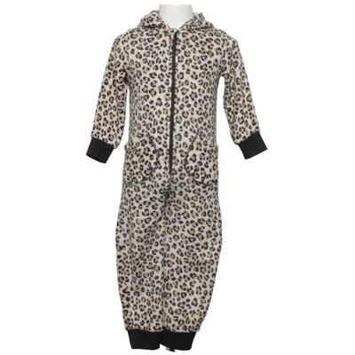 H&M, Freizeit Overall, Größe: 98/104, Beige/Schwarz, Polyester, Leopard #MXG