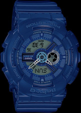 Casio GShock Baby-G Blue Analog/Digital Quartz Shock-Resistant World Time 100m