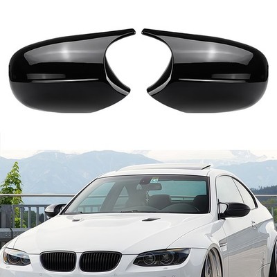 M3-Stil Glanz Schwarz Spiegelkappen Für BMW E90 E91 E91 E92 E81 E87 E82