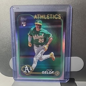 Zack Gelof 2024 Topps Series 1 #166 Rainbow Foil Rookie RC Athletics🔥🔥