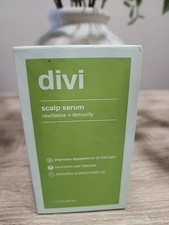 Divi Scalp Serum Revitalize  Detoxify 1 Oz 30 mL Full Size. Sealed FREE    