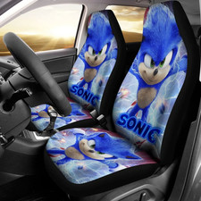 Amazing Gift For Fans Sonic Cartoon Theme Sonic Ver5 Car Seat Covers Set Of 2