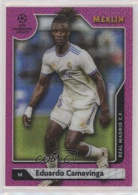 2021 Merlin Collection Chrome UEFA Club Competitions /275 Eduardo Camavinga n0c