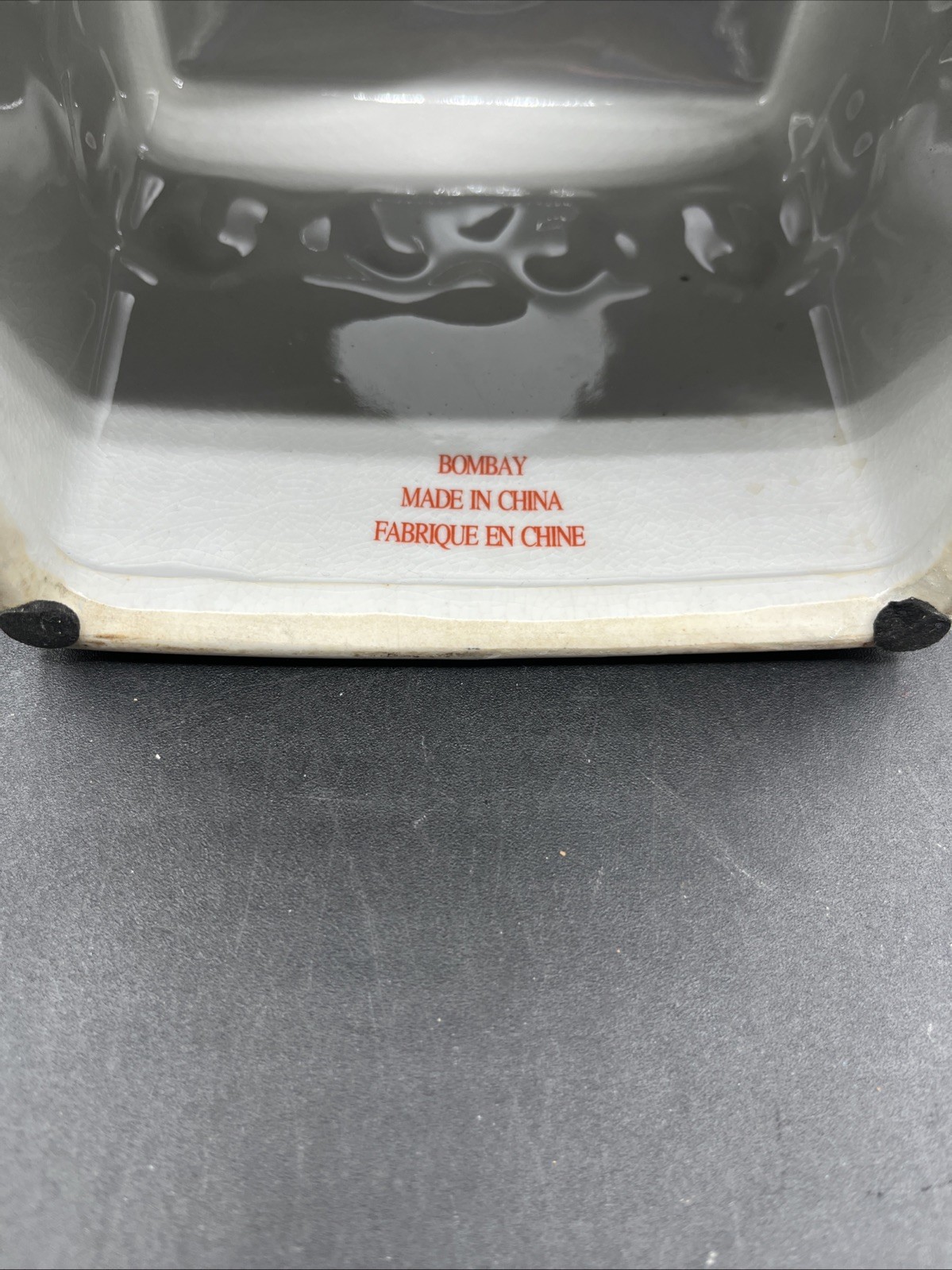 Vtg Bombay Co Square Tissue Box Cover Traditional Asian Floral Classic Design