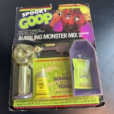 VTG 1988 SPOOKY GOOP HALLOWEEN BUBBLING MONSTER MIX MAKEUP KIT SEALED