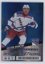 2024 Upper Deck Credentials Debut Ticket Access Blue 343/399 Victor Mancini 0nr3