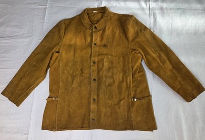 Oki Comfort Zone Welders Cowhide Jacket Size Large