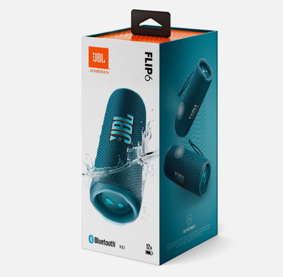NEW JBL Flip 6 Waterproof Portable Rechargeable Bluetooth Speaker--BLUE