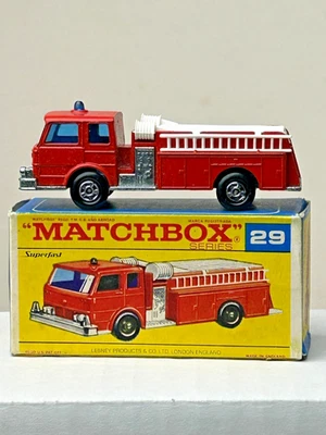 Matchbox Superfast No. 29 Fire Pumper Truck with Original Box, Nice #1 - image 1 of 4