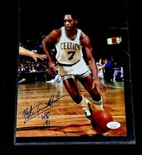 Nate Tiny Archibald Signed 8x10 Photo HOF 91 Boston Celtics Basketball JSA COA
