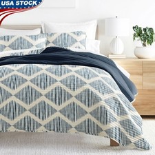 Ultra Soft Quilted Coverlet Set W/ Shams Hypoallergenic Reversible Bedding New