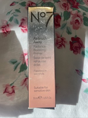 No7 Airbrush Away Radiance Boosting Primer Suitable Sensitive Skin 1oz Sealed