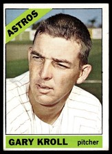 1966 Topps #548 Gary Kroll