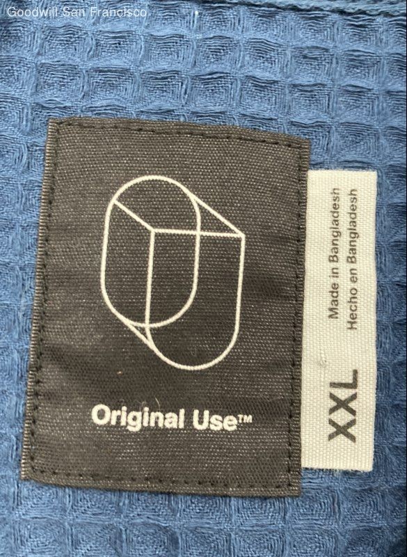 Original Use Snap Buttoned Hooded Jacket Size XXL… - image 3