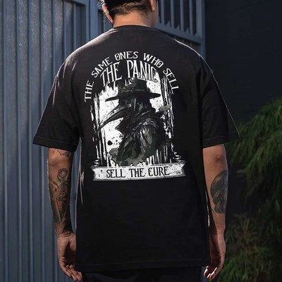 The Same Ones Who Sell The Panic Sell The Cure T-shirt S-4XL