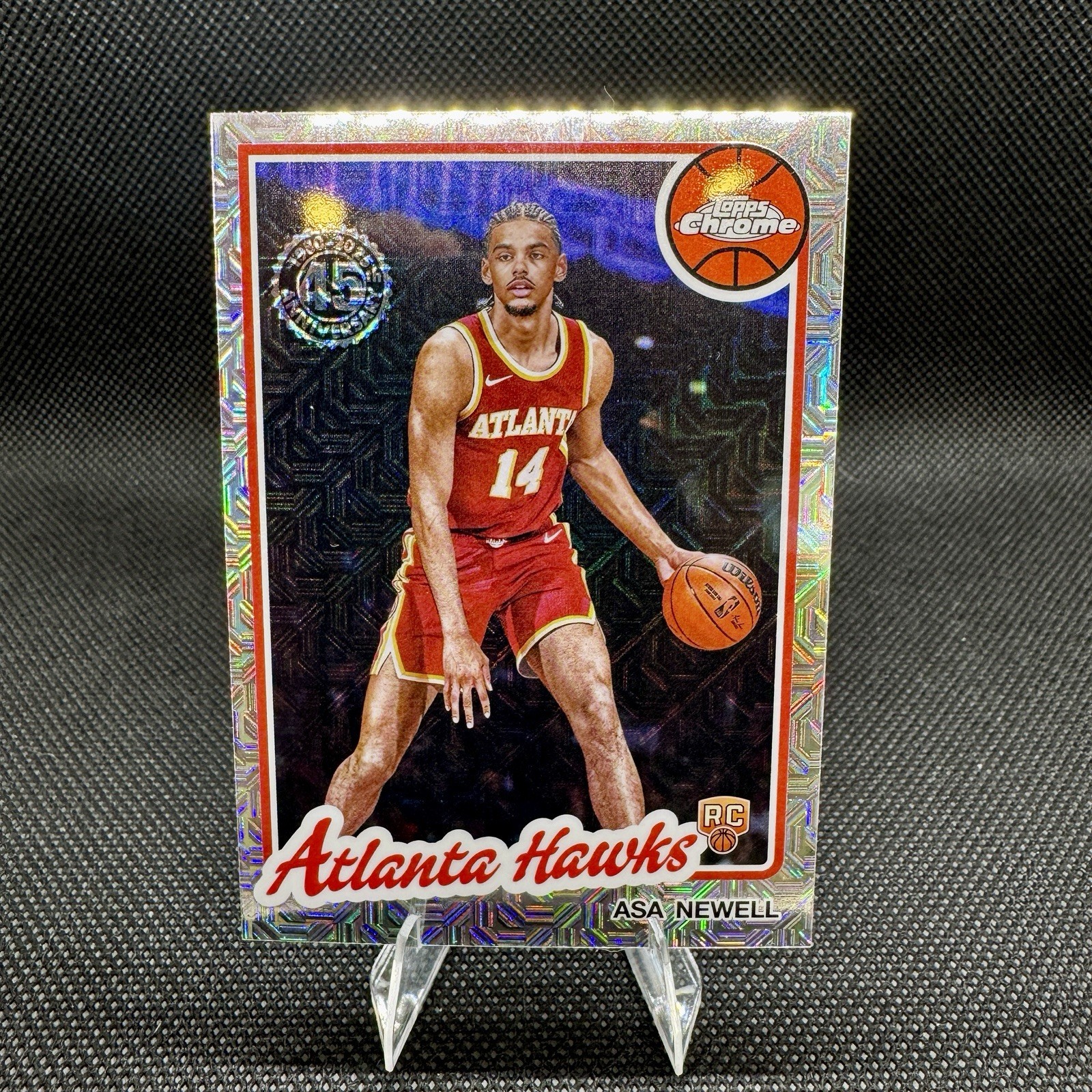 2025 Topps Basketball - Asa Newell #TC-AN Mojo Refractor (RC)