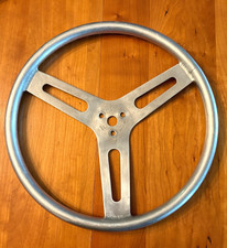 All Aluminum Steering Wheel Bump Grip Vintage Made In Usa By Sweet Mfg