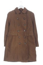 H&M Wintermantel Damen Mantel Gr. DE 38 ocker Casual-Look