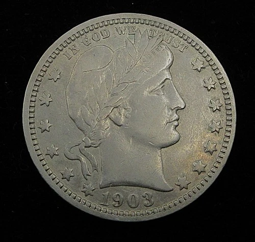 1903-O Barber Silver Quarter Lot#324