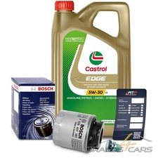 BOSCH ÖLFILTER+5L CASTROL EDGE 5W-30 LL FÜR SEAT LEON 1P 1.4 TSI AB 07