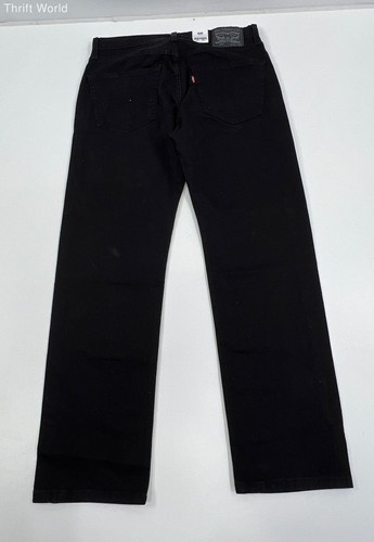 NWT Levi's 505 Regular 32 X 30 Black Jeans Men's Denim - Picture 10 of 11