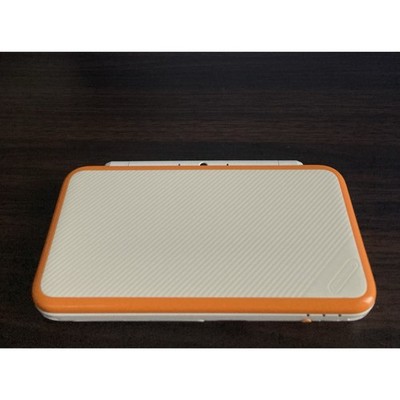 New Nintendo 2DS XL White x Orange Console Tested w/ Film (No