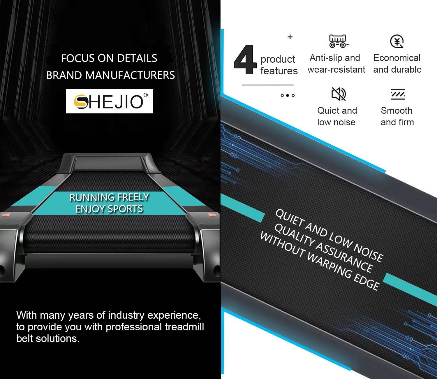 Proform Crosswalk Fit 415 Treadmill Walking Belt - Lightweight & Easy to Install