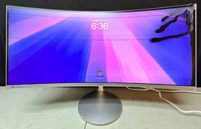 Samsung 34'' CJ97 C34J791WTN ViewFinity Monitor 3440x1440 Thunderbolt 3 CRACKED