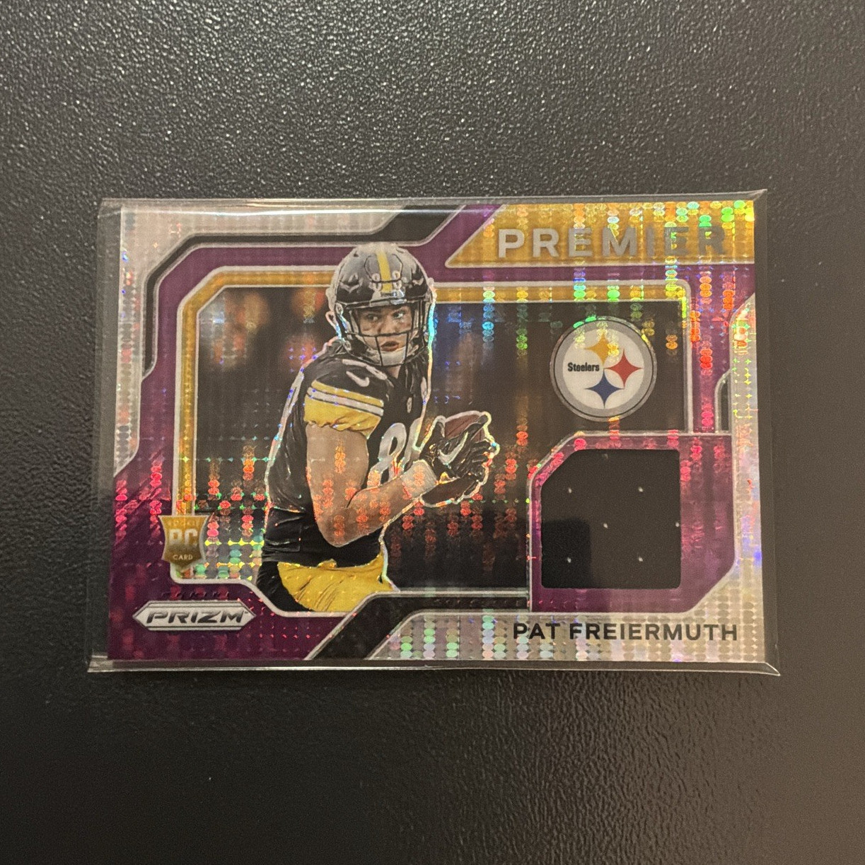 Pat Freiermuth Panini Prizm Premier Jersey #PJ22 Base