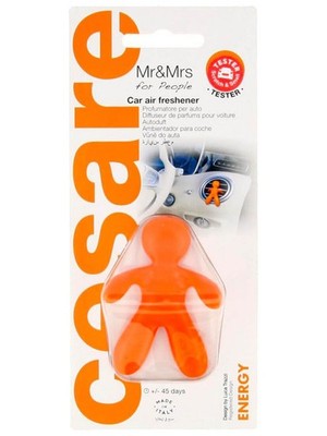 Mr&Mrs Fragrance Lufterfrischer Cesare ORANGE ENERGY - orrange, Autoduft