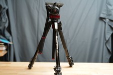 Manfrotto 190X tripod with 502 Fluid Video Head