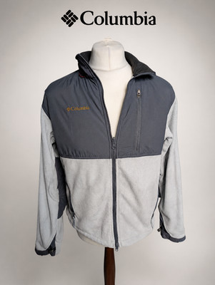 Columbia Titanium Interchange Fleecejacke Herren Medium Grey Full Zip Outdoor