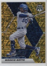 2021 Panini Mosaic Quick Pitch Gold Mosaic Prizm 1/10 Mookie Betts #144 lz7